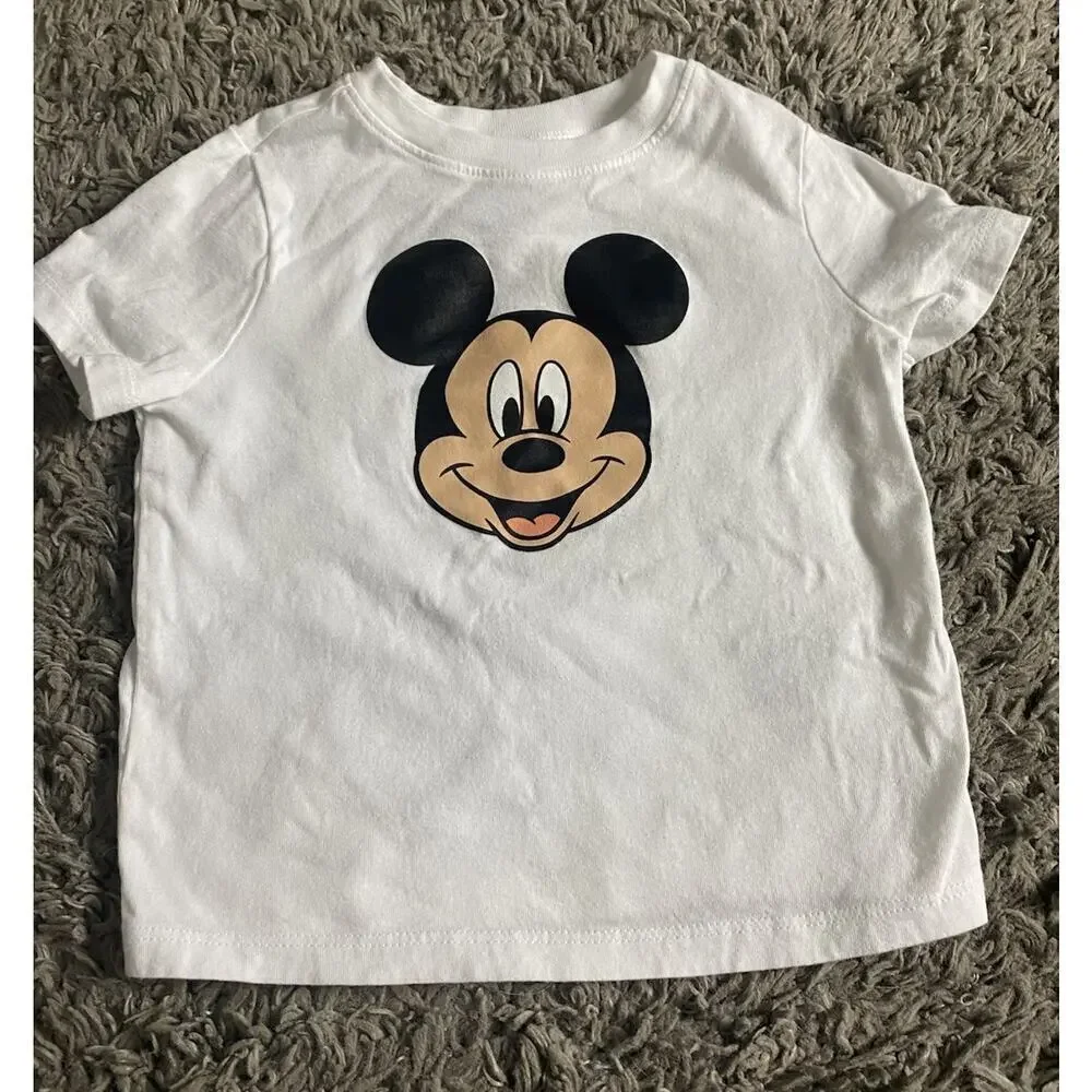 Old Navy Disney Mickey Mouse Face Graphic Tee Size 18-24 Months Unisex
